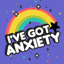 Anxiety Rainbow GIF - Anxiety Rainbow Star GIFs