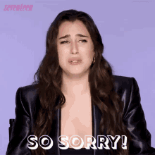 So Sorry Lauren Jauregui GIF - So Sorry Lauren Jauregui Seventeen GIFs