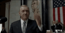 house of cards kevin spacey frank underwood salute