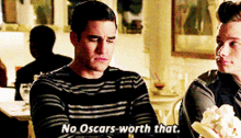 Glee Blaine Anderson GIF - Glee Blaine Anderson No Oscars Worth That GIFs