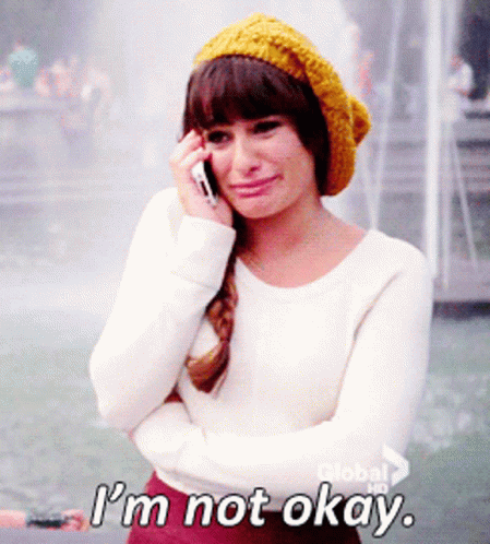 Glee Rachel Berry GIF - Glee Rachel Berry Im Not Okay GIFs