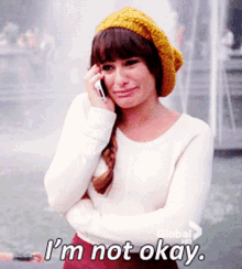 Glee Rachel Berry GIF - Glee Rachel Berry Im Not Okay GIFs