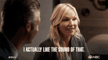 I Actually Like The Sound Of That Amanda Rollins GIF - I Actually Like The Sound Of That Amanda Rollins Law And Order Special Victims Unit GIFs