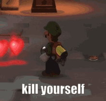 Luigi Kys Kill Yourself GIF - Luigi Kys Kill Yourself GIFs