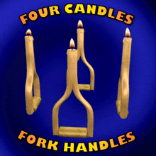 Four Candles Fork Handles GIF - Four Candles Fork Handles Candles GIFs