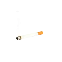 a cigarette with smoke coming out of it
