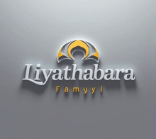 a logo for liyathabara family is shown on a gray background