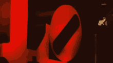 a red and black background with the letters mbs on the bottom