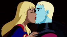 Supergirl Kiss GIF - Supergirl Kiss Love GIFs