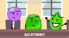 Ace Attorney Bfb GIF - Ace Attorney Bfb Gelatin Bfb GIFs