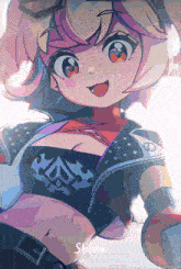 a drawing of a girl with the name shiro written on the bottom