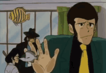 Lupin The3rd Bye Chat Leave Disappear GIF - Lupin The3rd Bye Chat Leave Disappear GIFs