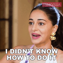 I Didn'T Know How To Do It Ananya Panday GIF - I Didn'T Know How To Do It Ananya Panday Pinkvilla GIFs