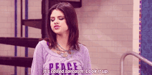 Selena Gomez Its Called Sarcasm GIF - Selena Gomez Its Called Sarcasm Look It Up GIFs