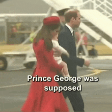 Royals Travel Prince George GIF