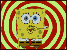spongebob playing