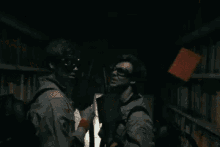 Girls Talk Boys GIF - Ghost Buster Surprise GIFs