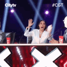 Surprised Lilly Singh GIF - Surprised Lilly Singh Canadas Got Talent GIFs