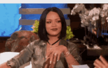 a pixelated image of a woman with short hair