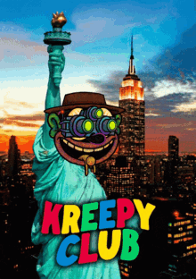 Kreepy Kreepy Club GIF - Kreepy Kreepy Club Statue Of Kreepy GIFs