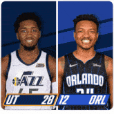 Utah Jazz (28) Vs. Orlando Magic (12) First-second Period Break GIF - Nba Basketball Nba 2021 GIFs