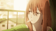 anime hair blowing in the wind gif