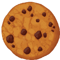 Biscuit Cookie Sticker - Biscuit Cookie Chocolate Chips Stickers