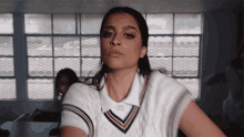 Triangle Sign Lilly Singh GIF - Triangle Sign Lilly Singh Hand Sign GIFs