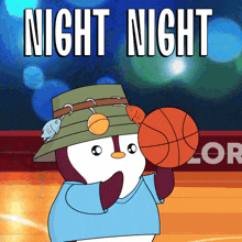Basketball Sleep GIF - Basketball Sleep Penguin GIFs