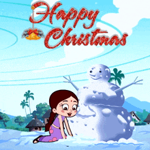 Happy Christmas Chutki GIF - Happy Christmas Chutki Chhota Bheem GIFs
