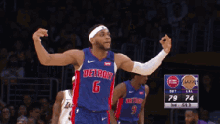 Detroit Pistons Pistons GIF - Detroit Pistons Pistons Lets Go GIFs