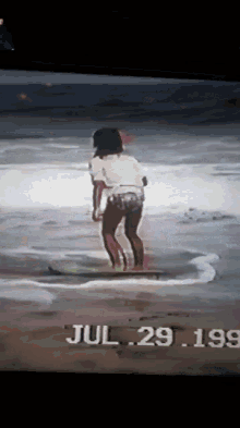 Kid Surfing Fail GIF - Kid Surfing Fail Beach GIFs