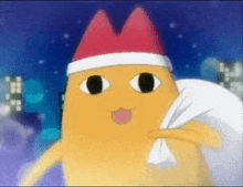 azumanga anime christmas merry cat