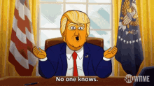 Trump No One Knows GIF - Trump No One Knows Shrug GIFs
