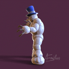 Bad Mr Frosty Clay Fighters GIF - Bad Mr Frosty Clay Fighters Turntable Animation GIFs