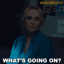 Whats Going On Marie Winter GIF - Whats Going On Marie Winter Wentworth GIFs