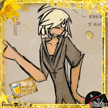a picture of an archer with a pirate hat