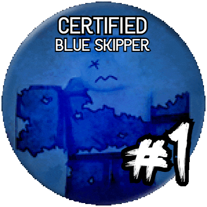Blue Skipper Deepwoken Sticker - Blue Skipper Deepwoken Mudskipper Stickers