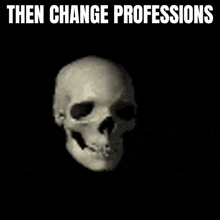 Change Professions Skull Spinning Skull GIF - Change Professions Skull Skull Spinning Skull GIFs