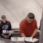 a youtube video of paulo fernando ferreira is being played