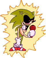 Sonic Exe Chaos Fnf Sticker