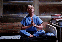 Greys Anatomy Izzie Stevens GIF - Greys Anatomy Izzie Stevens Meditation GIFs