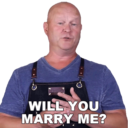 Will You Marry Me Michael Hultquist Sticker - Will You Marry Me Michael Hultquist Chili Pepper Madness Stickers