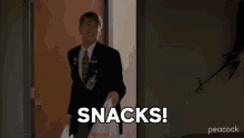 Snacks Kenneth Parcell GIF - Snacks Kenneth Parcell Jack Mcbrayer GIFs
