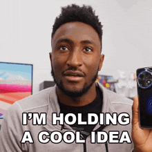 Im Holding A Cool Idea Marques Brownlee GIF - Im Holding A Cool Idea Marques Brownlee Mkbhd GIFs