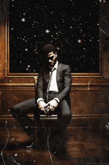Kid Cudi Spaced Out GIF - Kid Cudi Spaced Out Stars GIFs