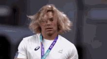 faf de klerk blond rugby hair flip slow motion