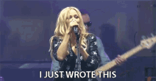 I Just Wrote This Just Now GIF - I Just Wrote This Just Now New Song GIFs