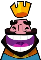 a cartoon of a king with a crown on top of his head