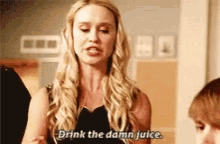 Kitty Drink The Damn Juice GIF - Kitty Drink The Damn Juice Glee GIFs
